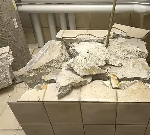 Betonblock im Keller entfernen